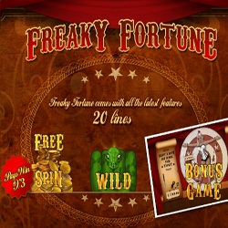 Цирковой номер на игровом автомате Freaky Fortune